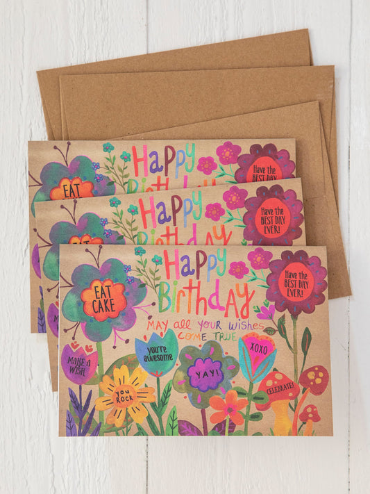 Greeting Card  - Happy Birthday- May all your wishes