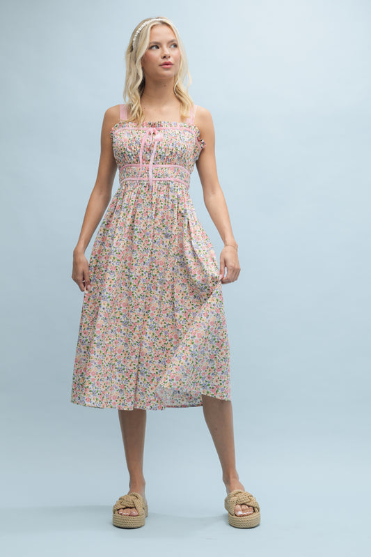 Adelia FLORAL MIDI DRESS
