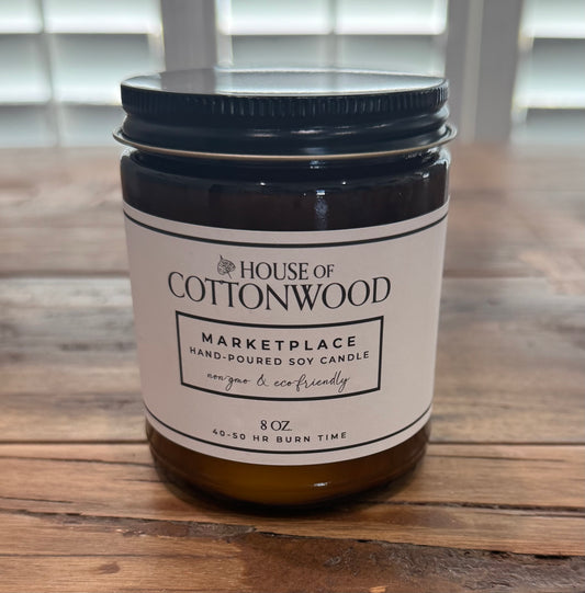 House of Cottonwood 8oz Candle-Marketplace