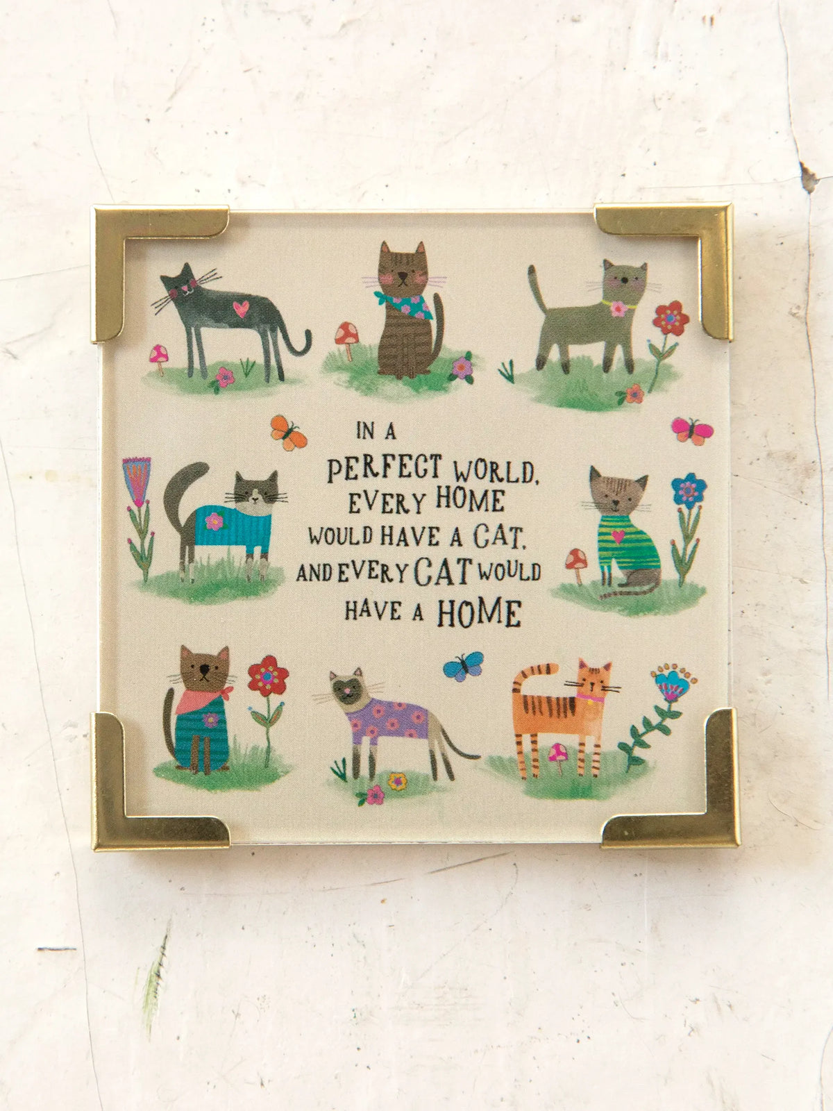 Corner Magnet - Every Cat Has A Home