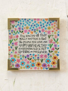 Corner Magnet - Happy Healthy