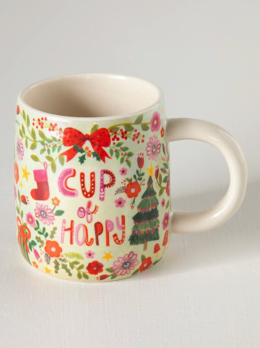 Stoneware Mug-Cup Of Happy