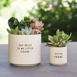 Friend Ceramic Planting Pots - Set of 2
