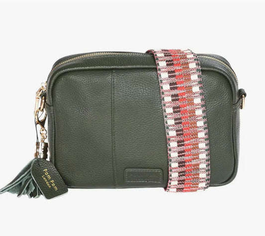 Pom Pom London City Bag-Vintage Green