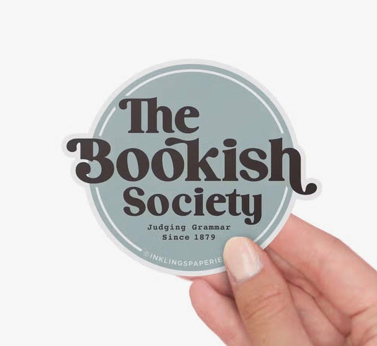 Vinyl Sticker-Bookish Society