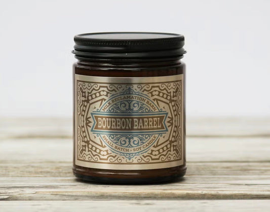 Milk Barn Jar Candle-Bourbon Barrel