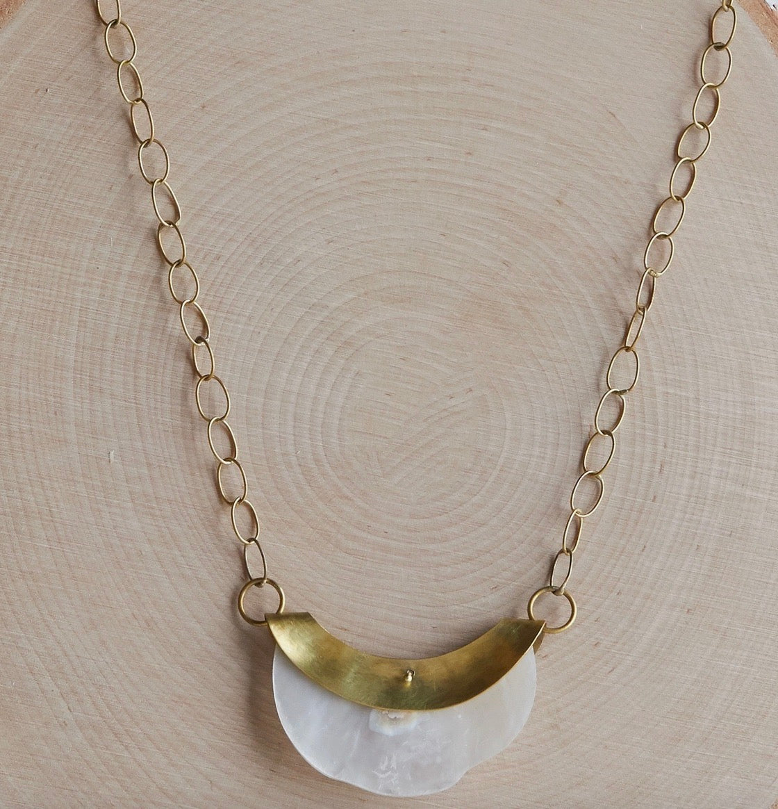 Chama Organic Mother of Pearl Necklace