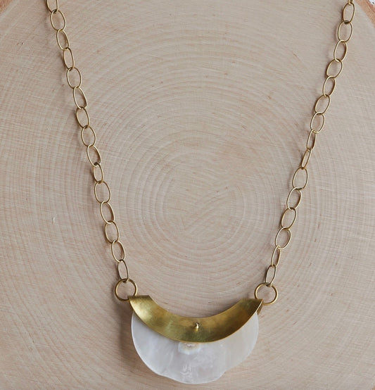 Chama Organic Mother of Pearl Necklace