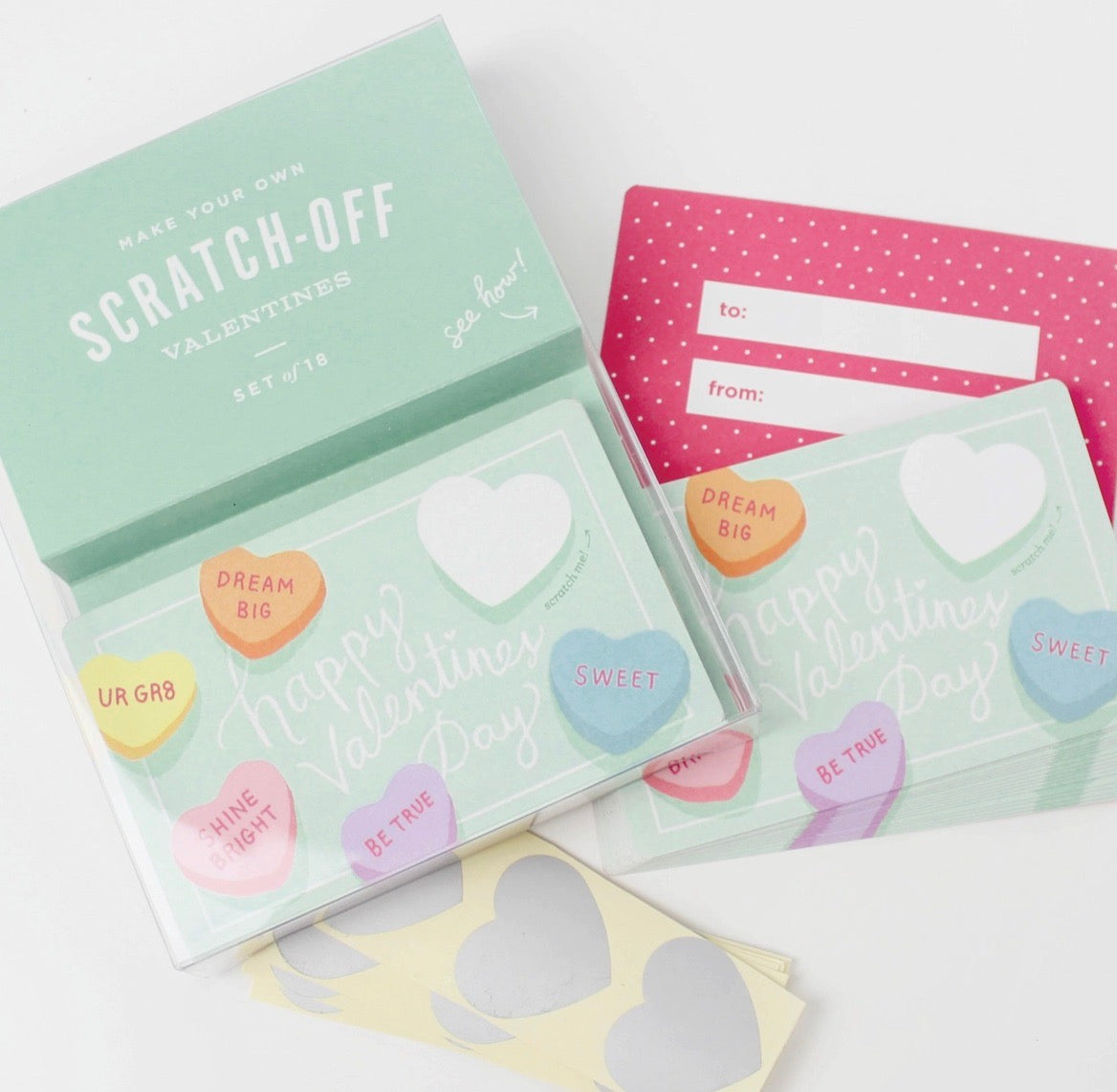 Scratch-off Valentines - Sweetheart