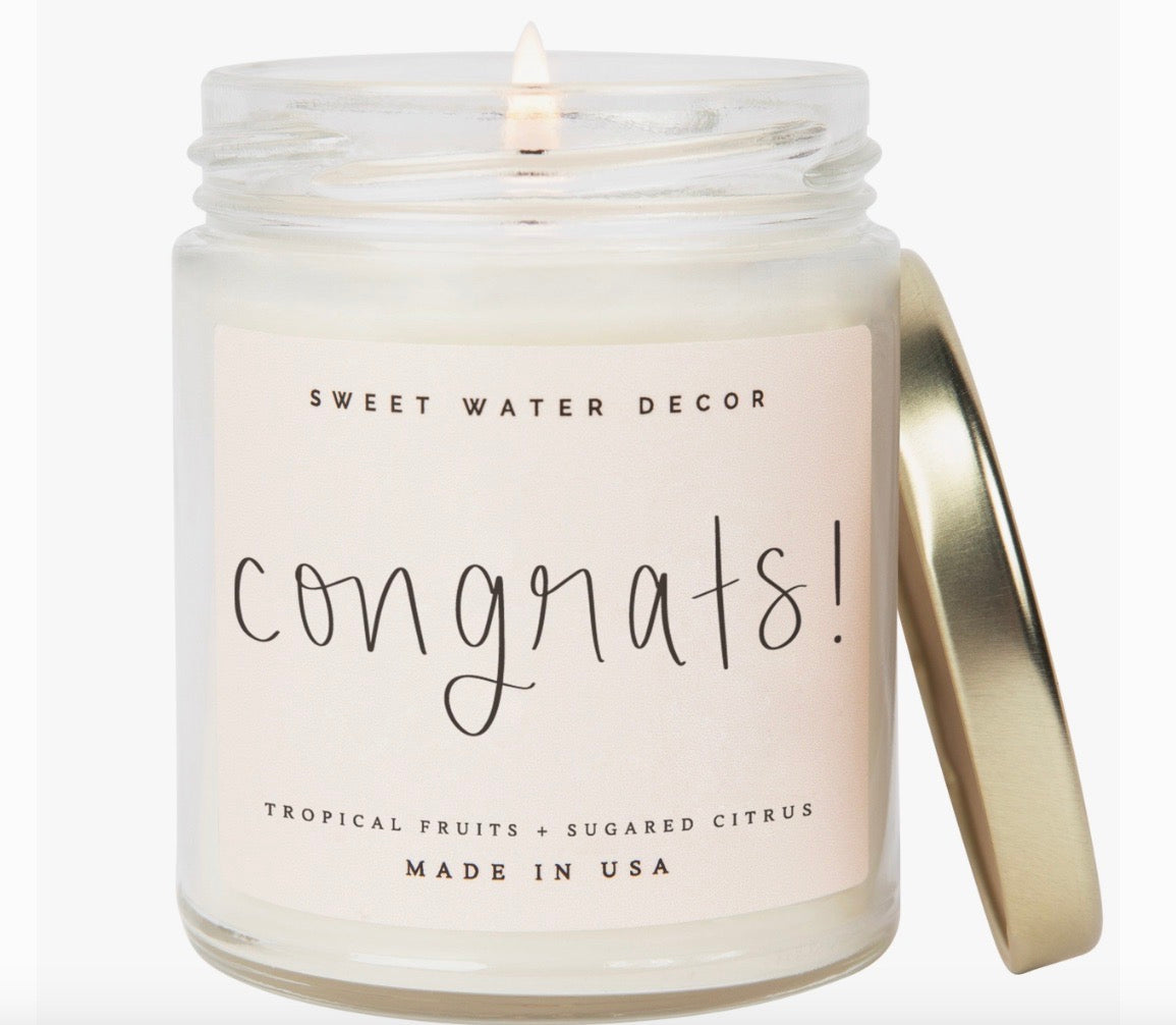 SWD-Congrats! 9 oz Soy Candle