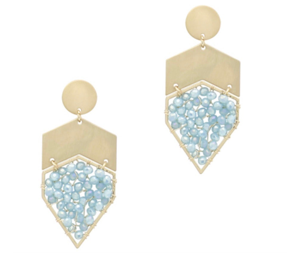 Spark Blue Earrings