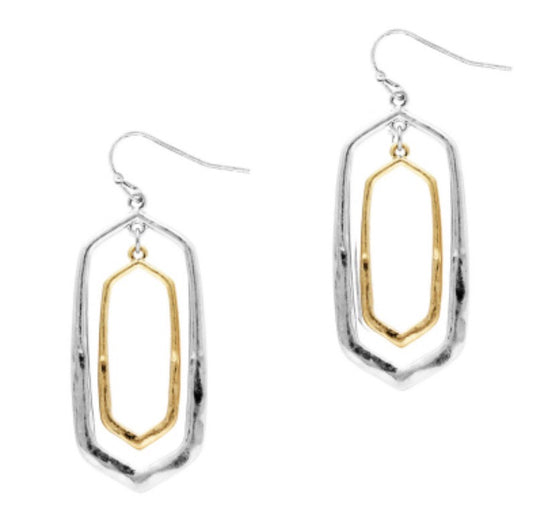 Stew Gold Silver Earrings