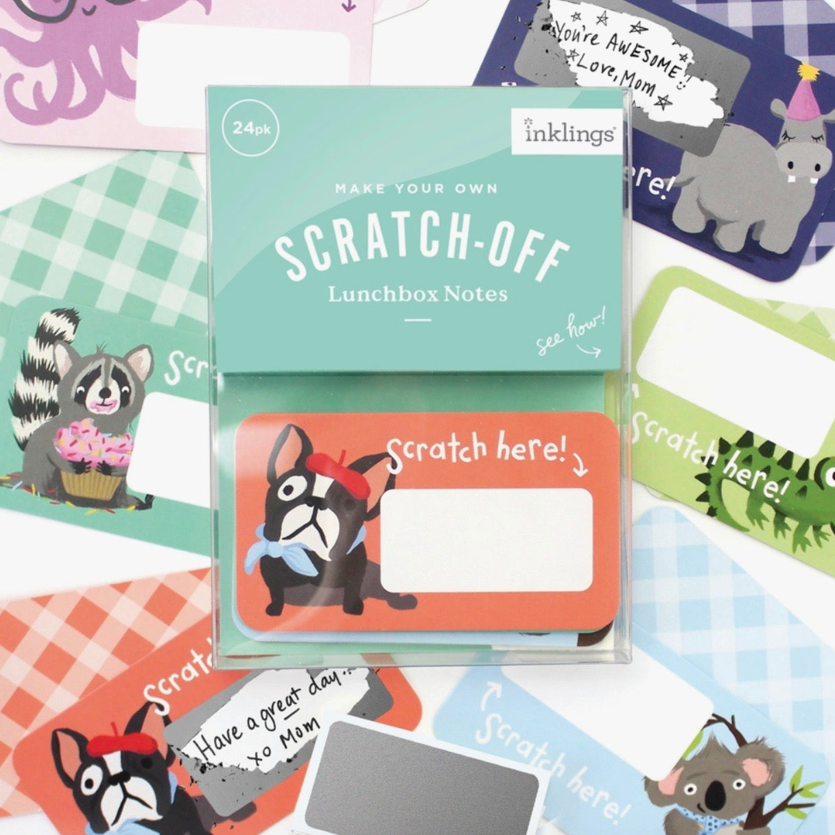 Scratch-off Lunchbox Notes - Edition 10 Animals