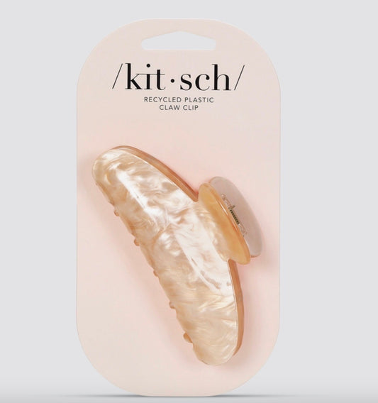 Eco-Friendly Marble Claw Clip - Blonde