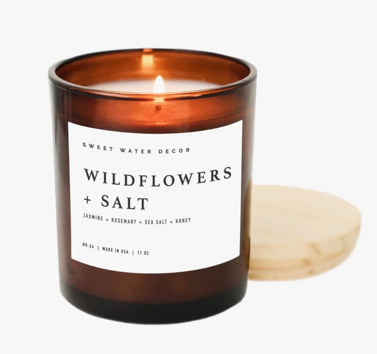 SWD-Wildflowers and Salt 11 oz Soy Candle