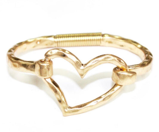 Mason Gold Heart Bracelet