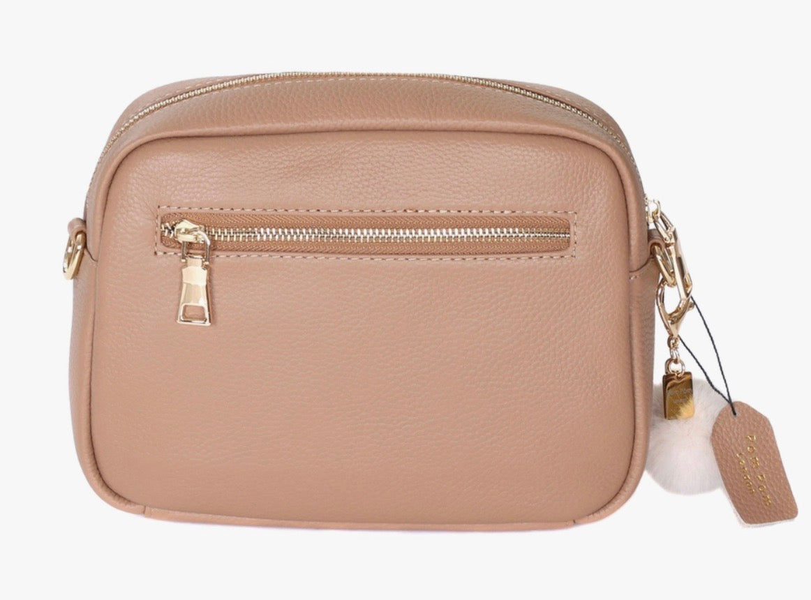 Pom Pom London Mayfair Plus Bag Latte