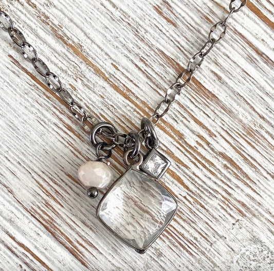 Moonstone semi precious Necklace