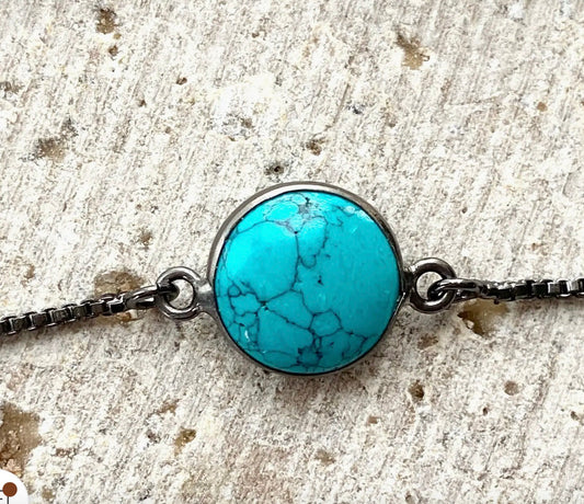 Turquoise Slider Bracelet