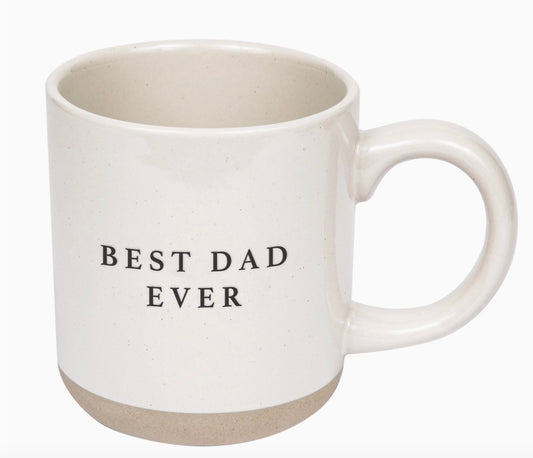 SWD-Best Dad Ever Stoneware Coffee Mug