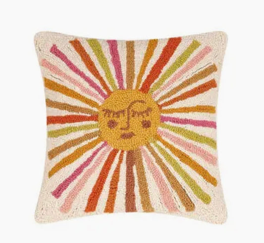 Retro Sunshine Hook Pillow