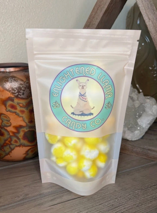 Pucker Up Poofs a lemony freeze dried treat