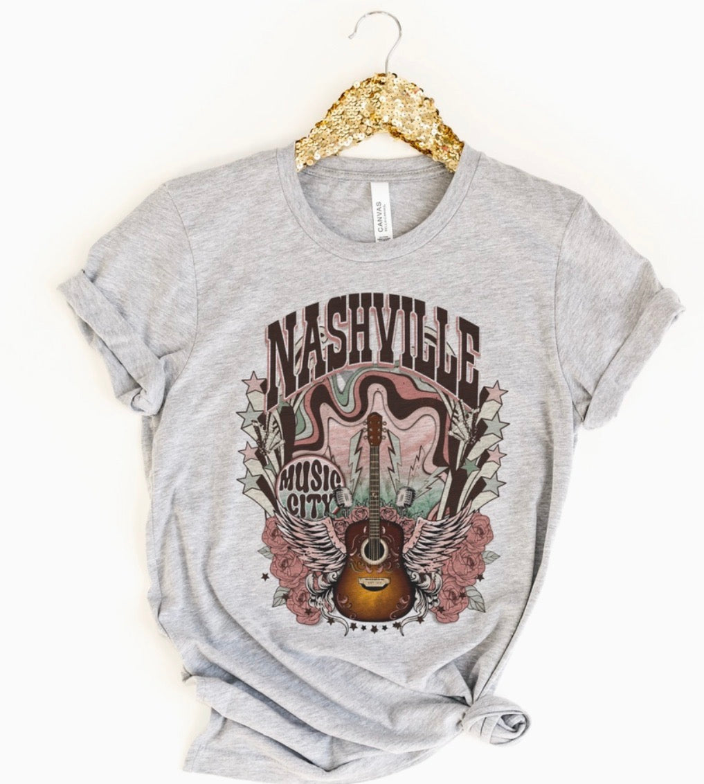 Nashville Music City Sublimation T-Shirt