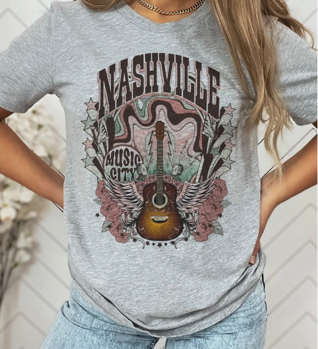 Nashville Music City Sublimation T-Shirt