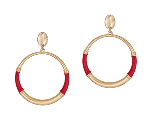 Theta Red Earrings