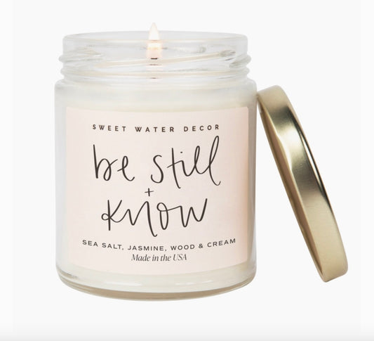 SWD-Be Still and Know Candle