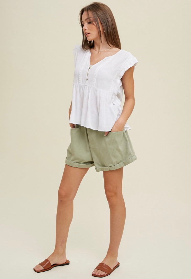 Rory Summer Top-White