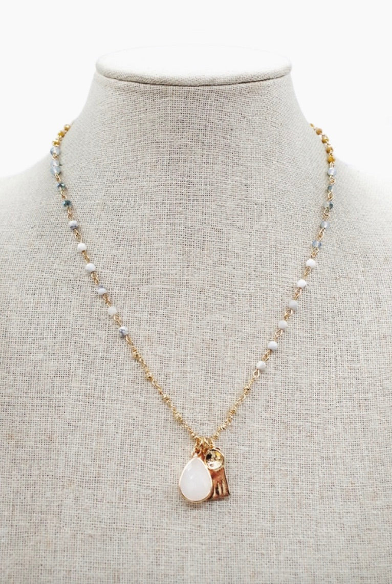 Cecilia White Necklace