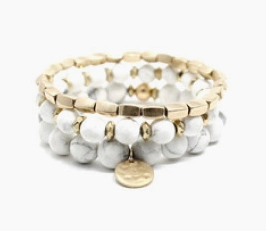 Gia Howlite Bracelet