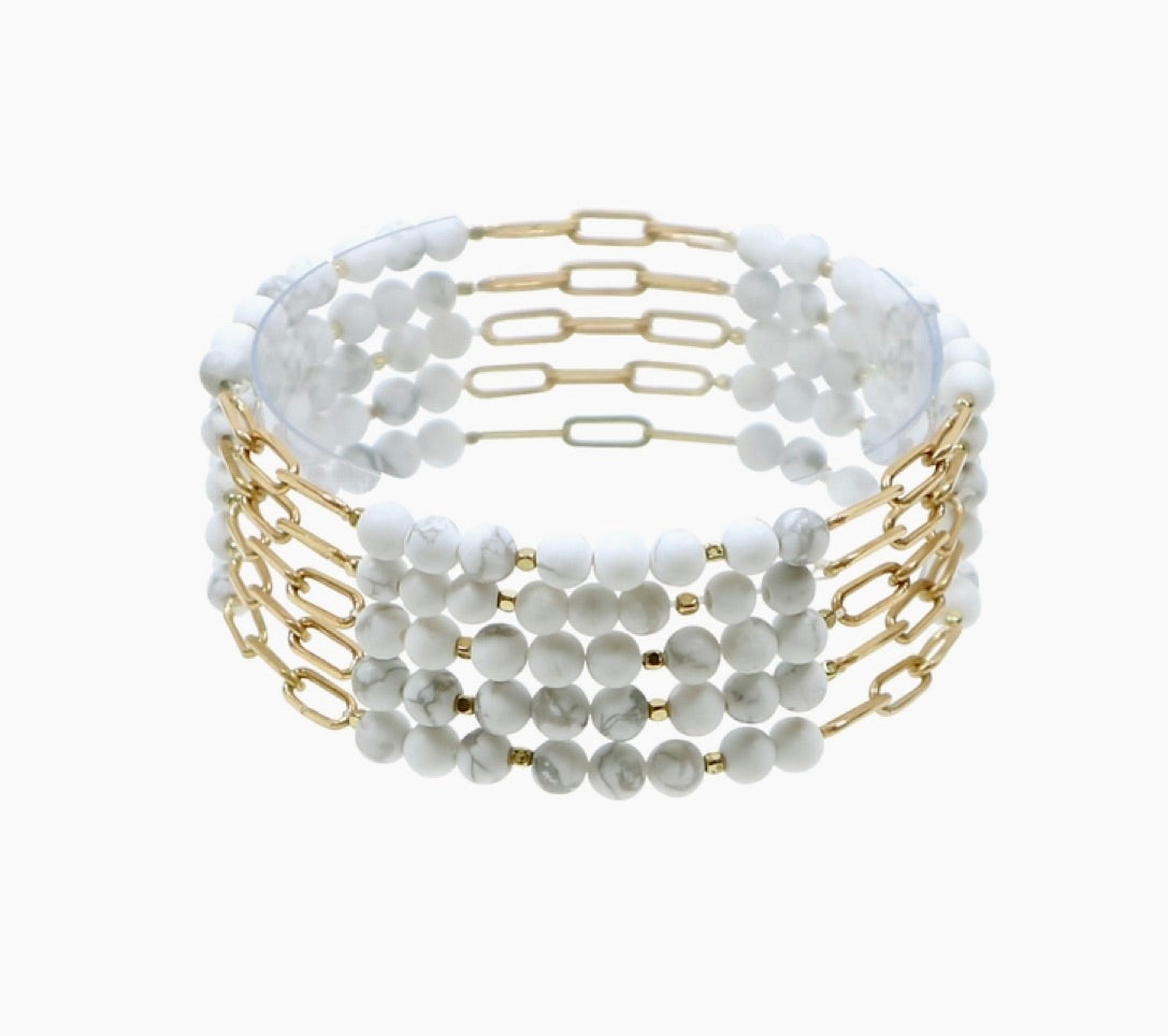 Jacks Howlite Bracelet