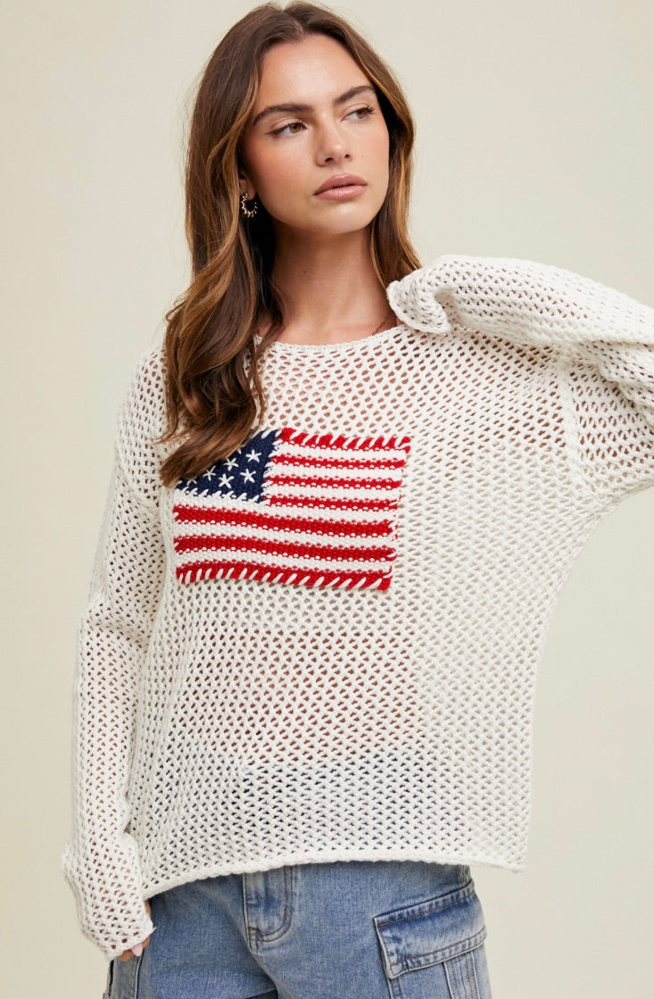 Stars and Stripes Cozy Knit