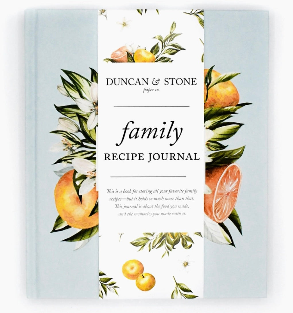 Family Recipe Book & Keepsake Journal