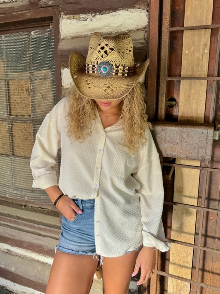 San Juan Cowboy Hat-Natural