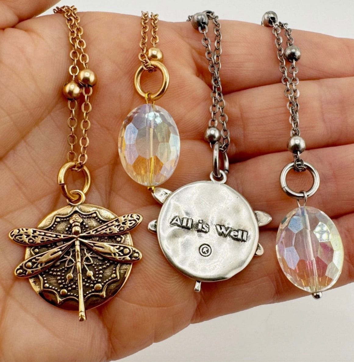 Katia Designs-All Is Well | Dragonfly | Dainty-Gold