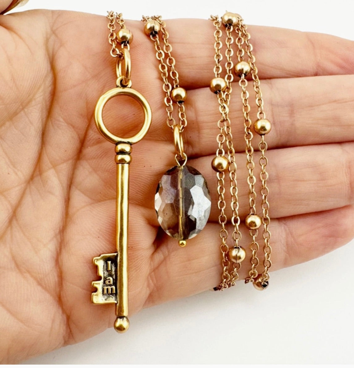 Katia Designs-I Am Free | Key | Dainty-Gold