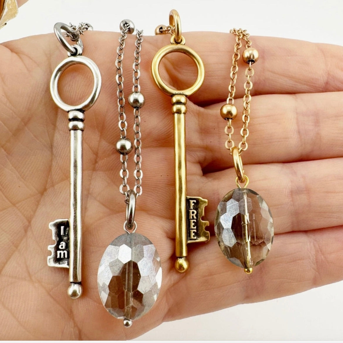 Katia Designs-I Am Free | Key | Dainty-Gold