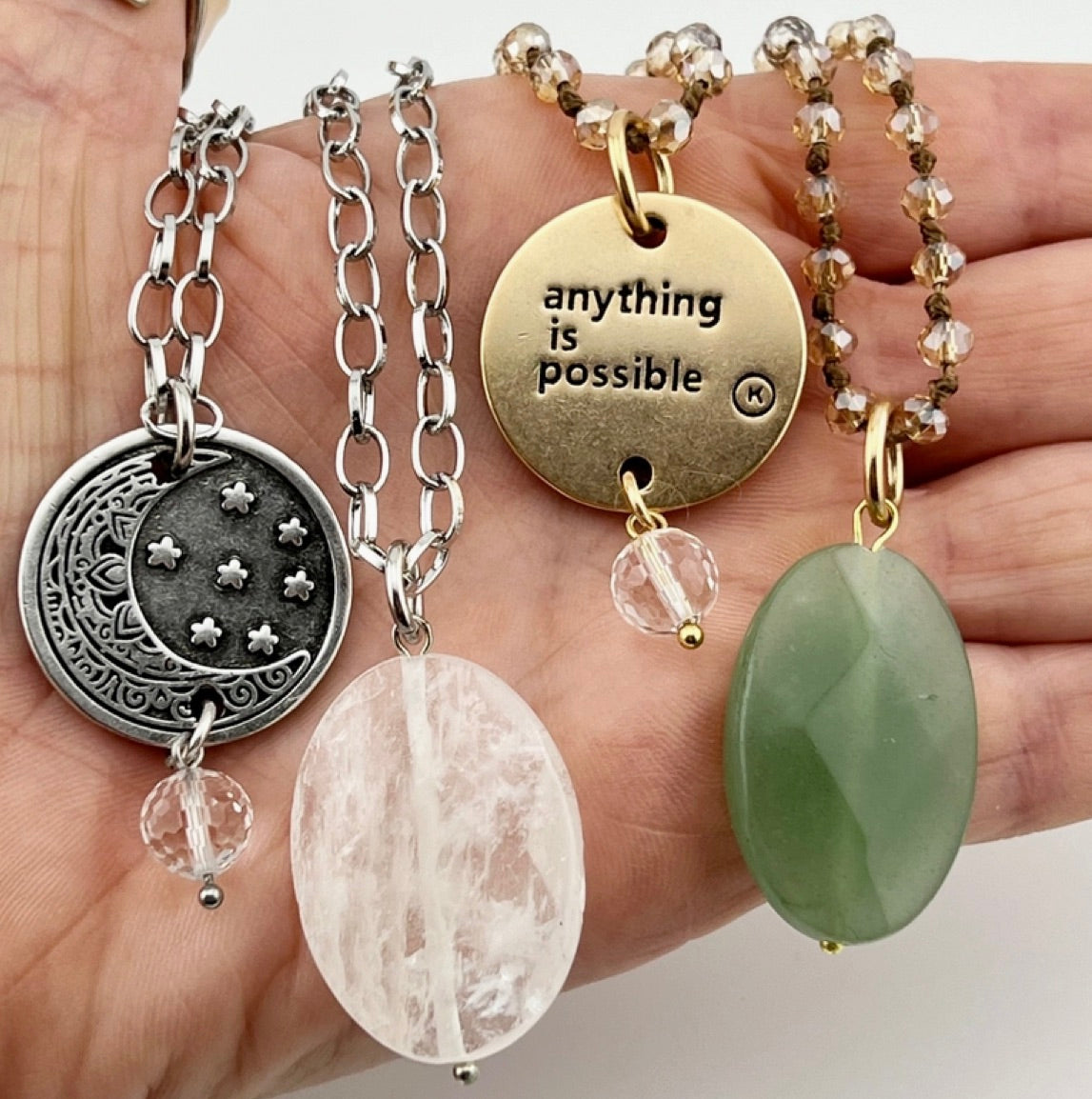 Katia Designs0Anything Is Possible | Moon & Stars | Design Your Own-BeigeBronzeBlack