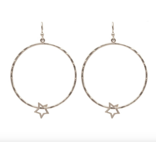 Shot Earrings-Silver