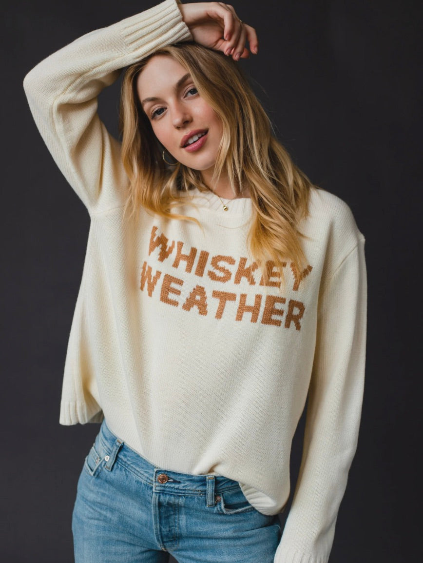 Whiskey Weather Sweater-Cream