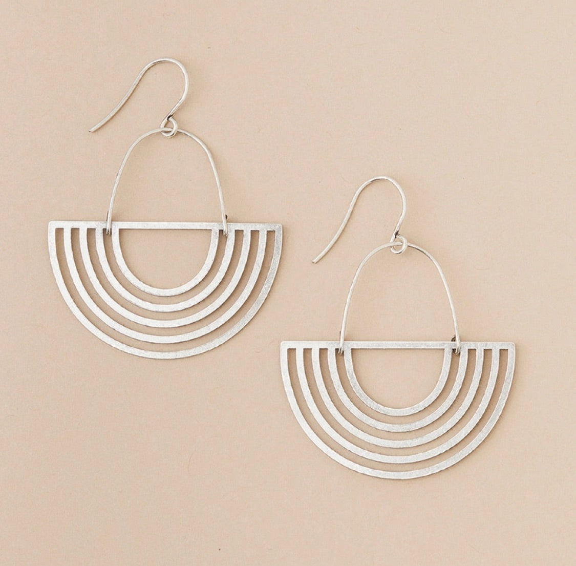 Refined Earring Collection - Solar Rays/Sterling Silver