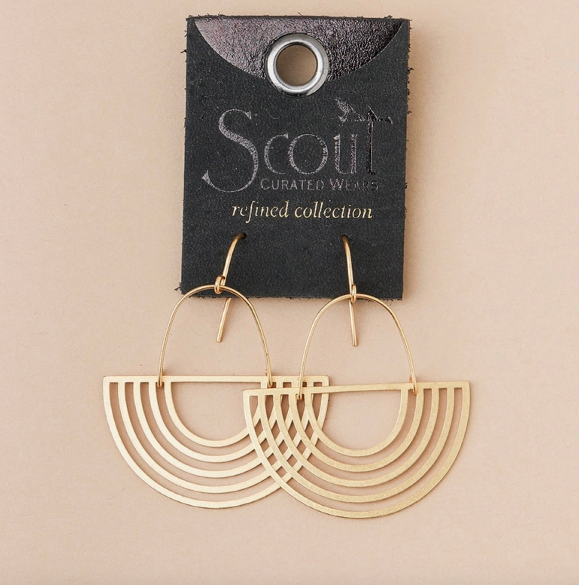 Refined Earring Collection - Solar Rays/Gold Vermeil