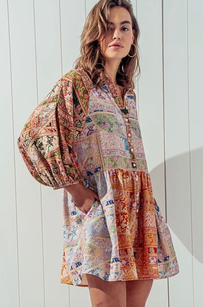 Sun-Drenched Shirt Dress