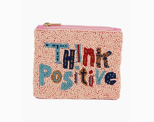 Think Positive Coin Purse