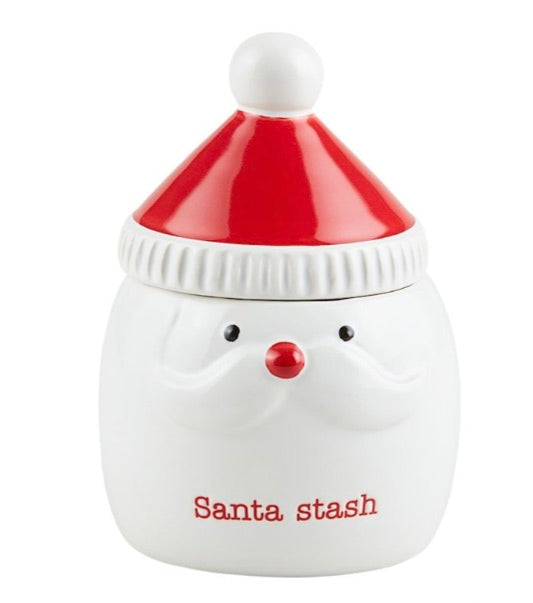 Mud Pie-SANTA SMALL XMAS TREAT JARS