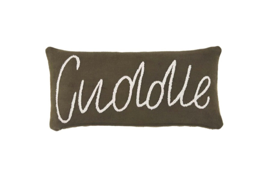 Mud Pie-CUDDLE LUMBAR DHURRIE PILLOW