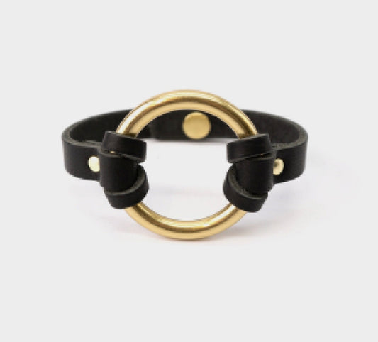 Chinati O-Ring Bracelet-Black